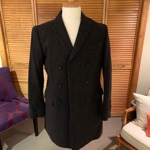 Banana Republic Plaid Topcoat